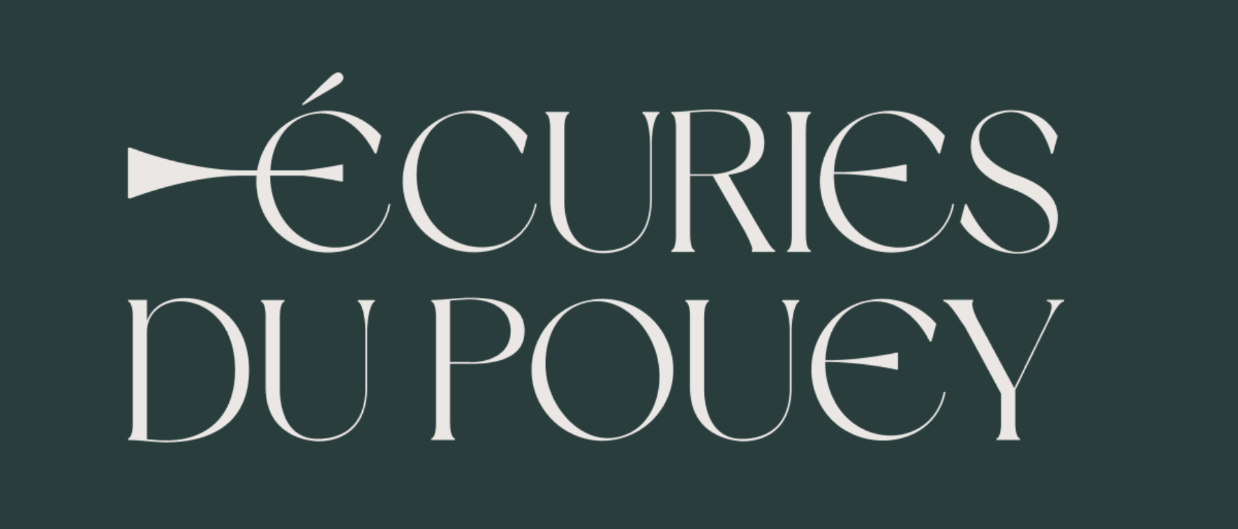 Logo Ecurie du Pouey élevage de chevaux de sport